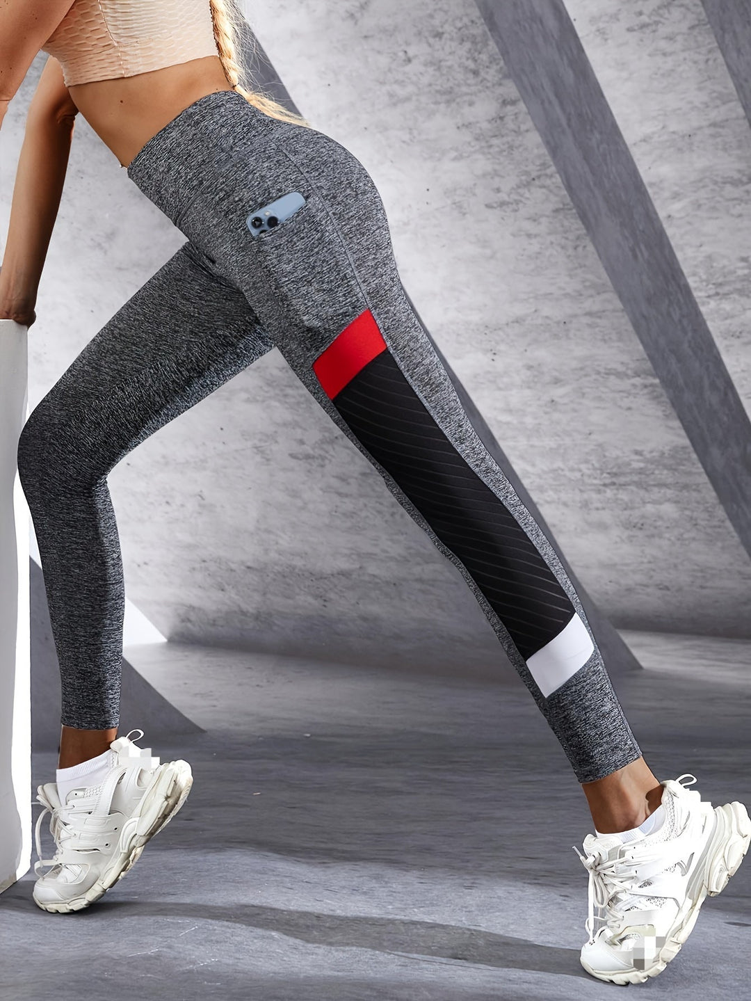 Levoire | Taille Haute Collants De Yoga Bicolores