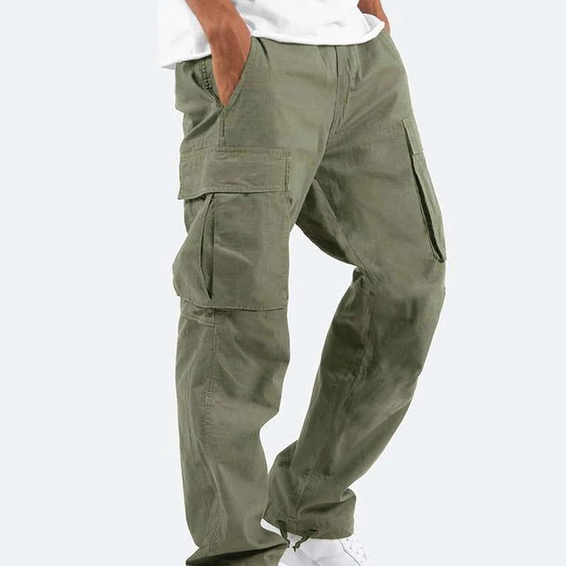 Levoire | Flexibeeli Et Pantalons Cargo Confortables Pour Hommes vert olive
