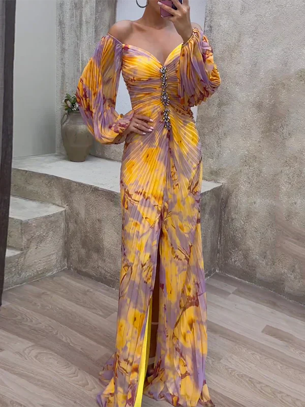 Levoire | Féminines Robe Avec Dcollet Accent