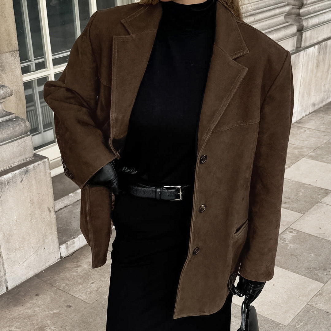 Levoire | Blazer En Daim Élégant Pour Toutes Les Occasions