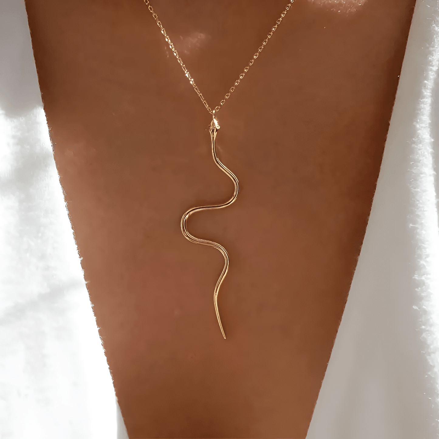 Levoire | Élégant Serpent 'Morsure De Serpent' Collier