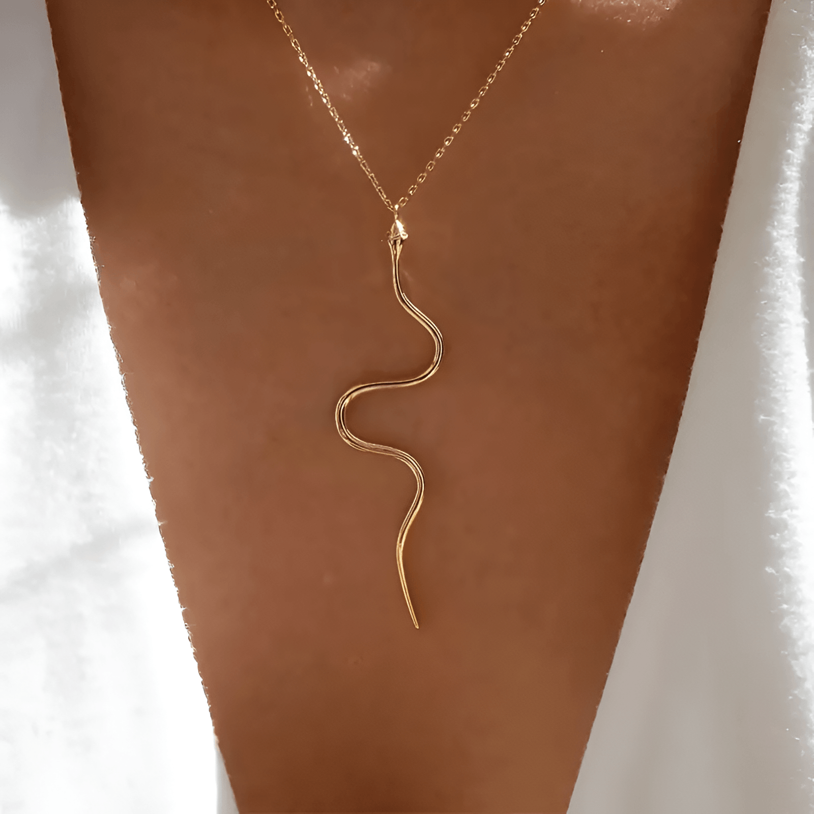 Levoire | Élégant Serpent 'Morsure De Serpent' Collier