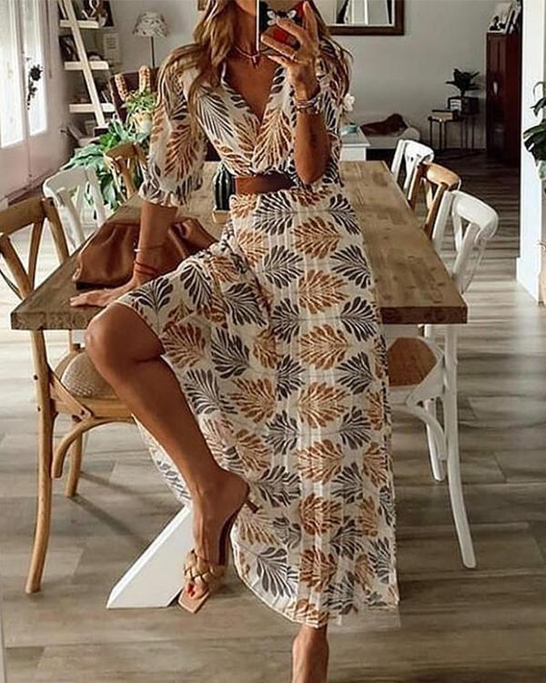 Levoire | Robe maxi en A Beige