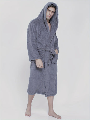 Levoire | Peignoir Pour Homme Chaud Et Doux Dans Une Teinte Unie