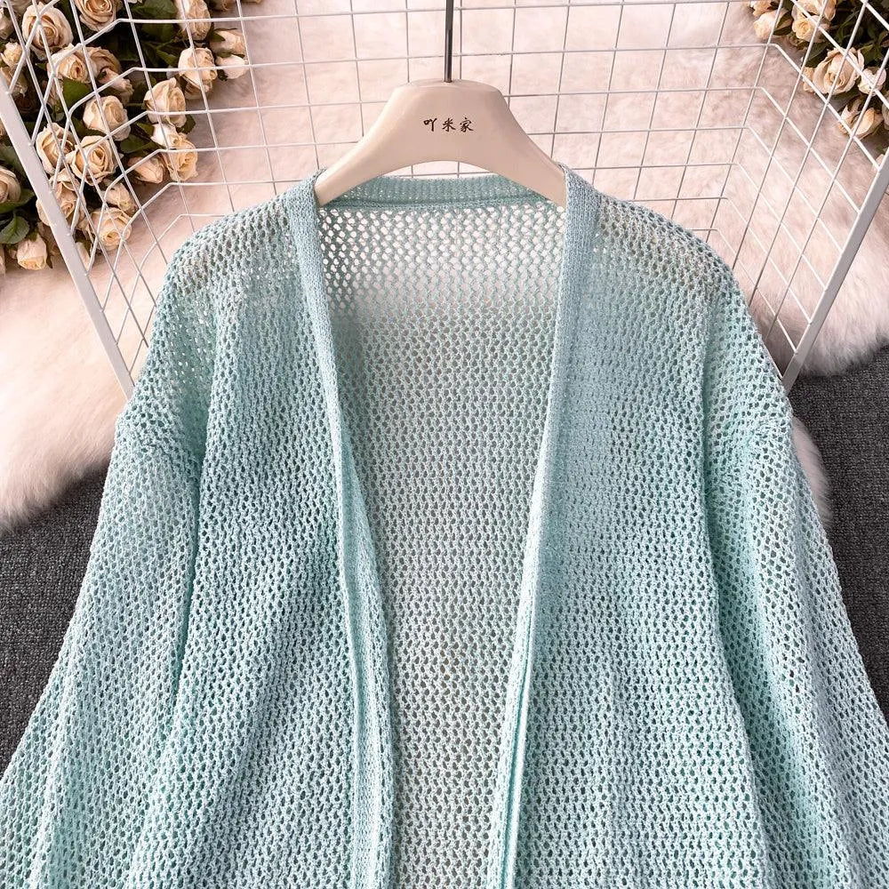 Levoire | Gilet en maille avec des manches bouffantes