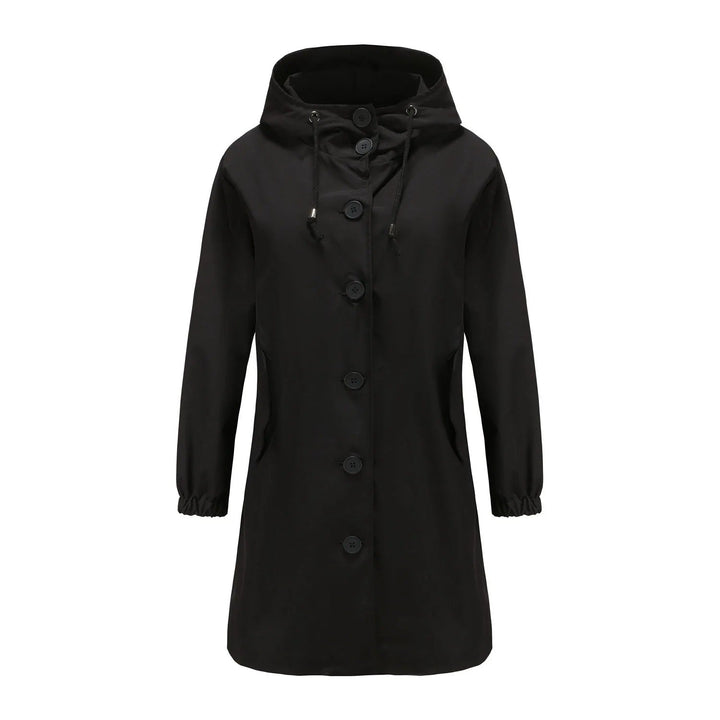 Levoire | Femmes Avec Capuche Et Fermeture À Bouton Noir