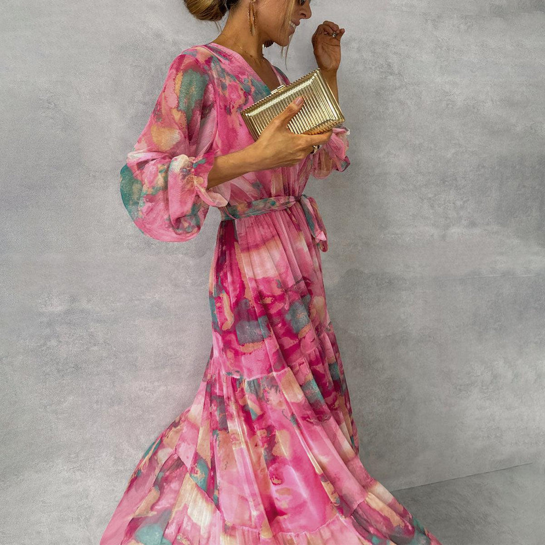 Levoire | Robe D'Été À Manches Longues Vêtements Décontractés À La Mode