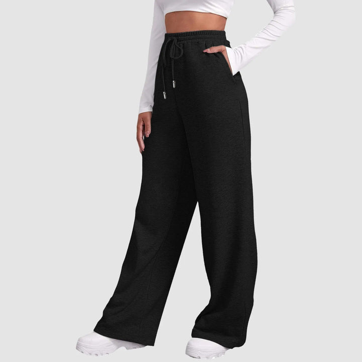 Levoire | pantalons de jogging doux pour femmes Noir