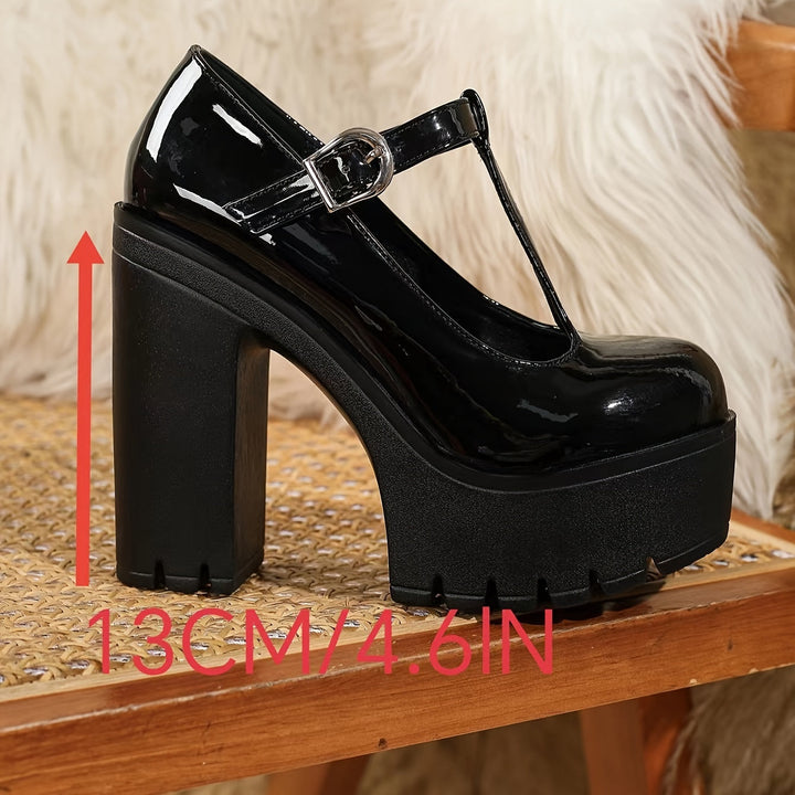 Levoire | Belles Chaussures À Talons Pour Femmes Avec Boucle Et Plateforme