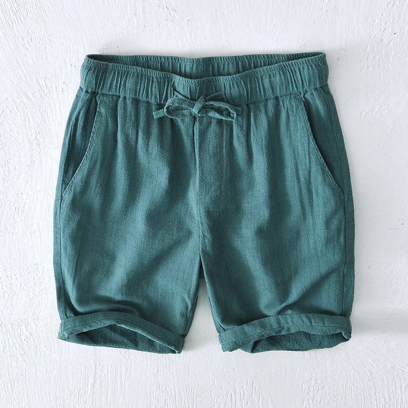 Levoire | Shorts En Lin Léger Vert