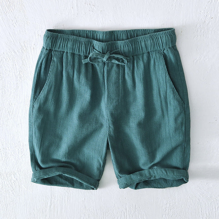 Levoire | Shorts En Lin Léger Vert