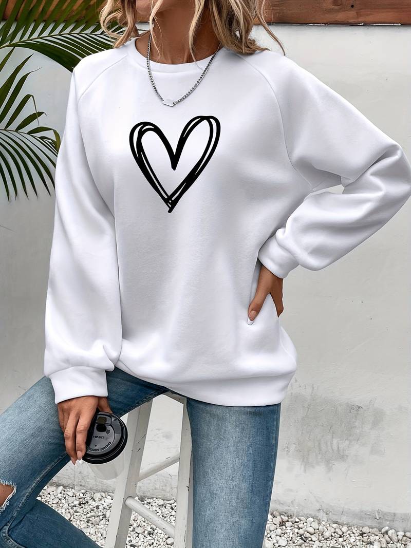 Levoire | Pull avec motif de cœur Blanc