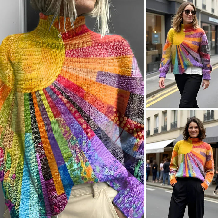 Levoire | Sunshine Patchwork Col Roulé M
