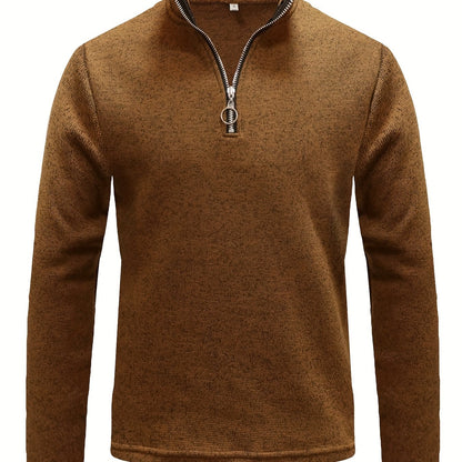 Levoire | Costumes En Tricot Pour Hommes Avec Zip À Mi-Hauteur Et Col Montant