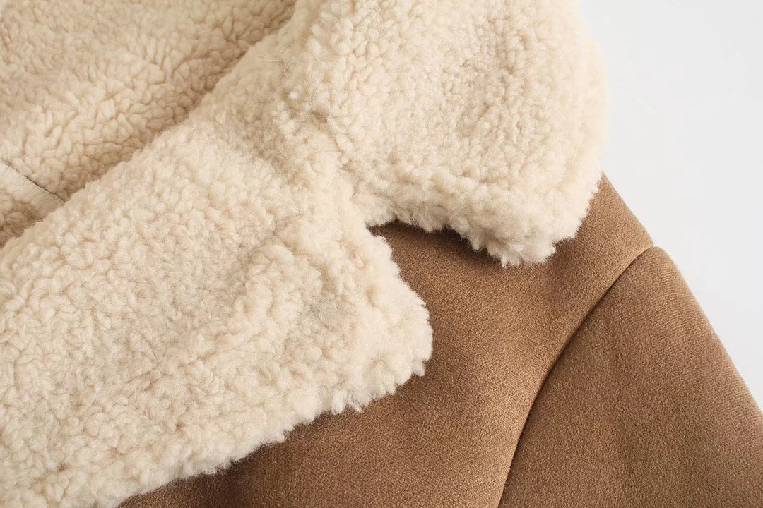 Levoire | Veste En Fleece En Cuir