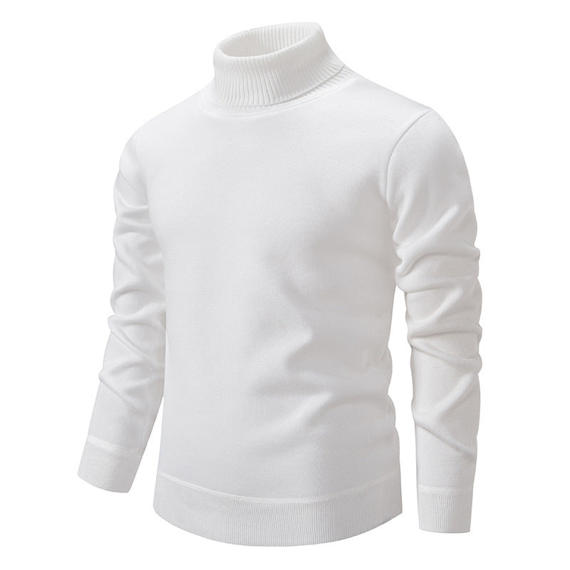 Levoire | Mélange De Laine Pull À Col Roulé Blanc