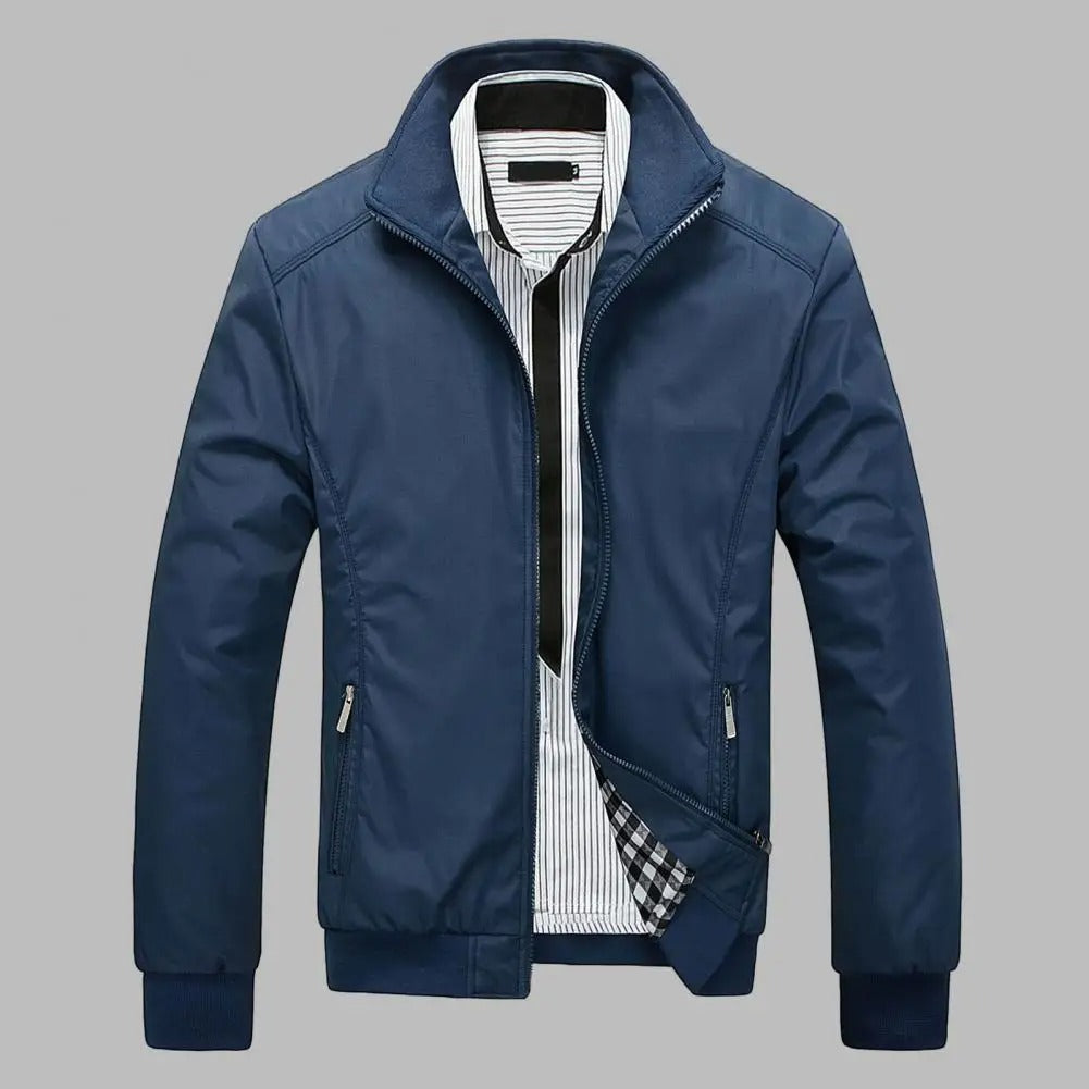 Levoire | Veste D'Automne Coupe Ajustée Bleu
