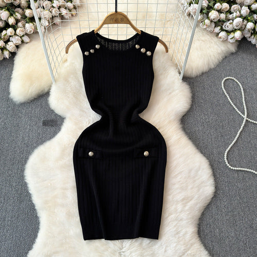 Levoire | Robe en soie tricotée élégante