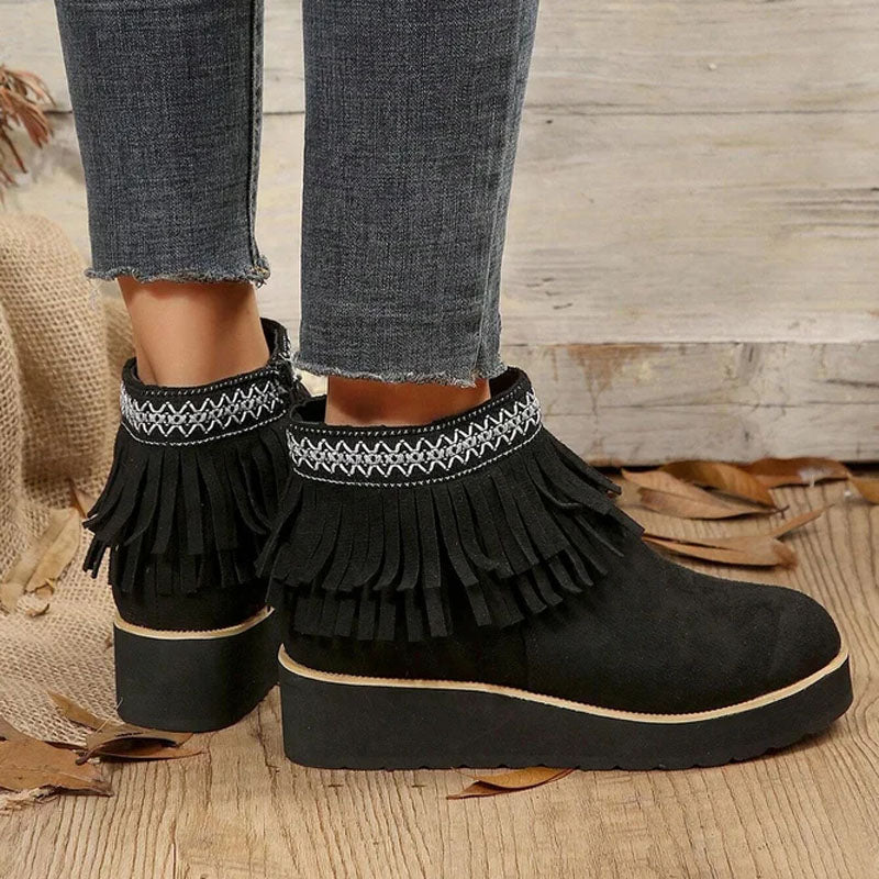 Levoire | Bottines À Franges Hiver