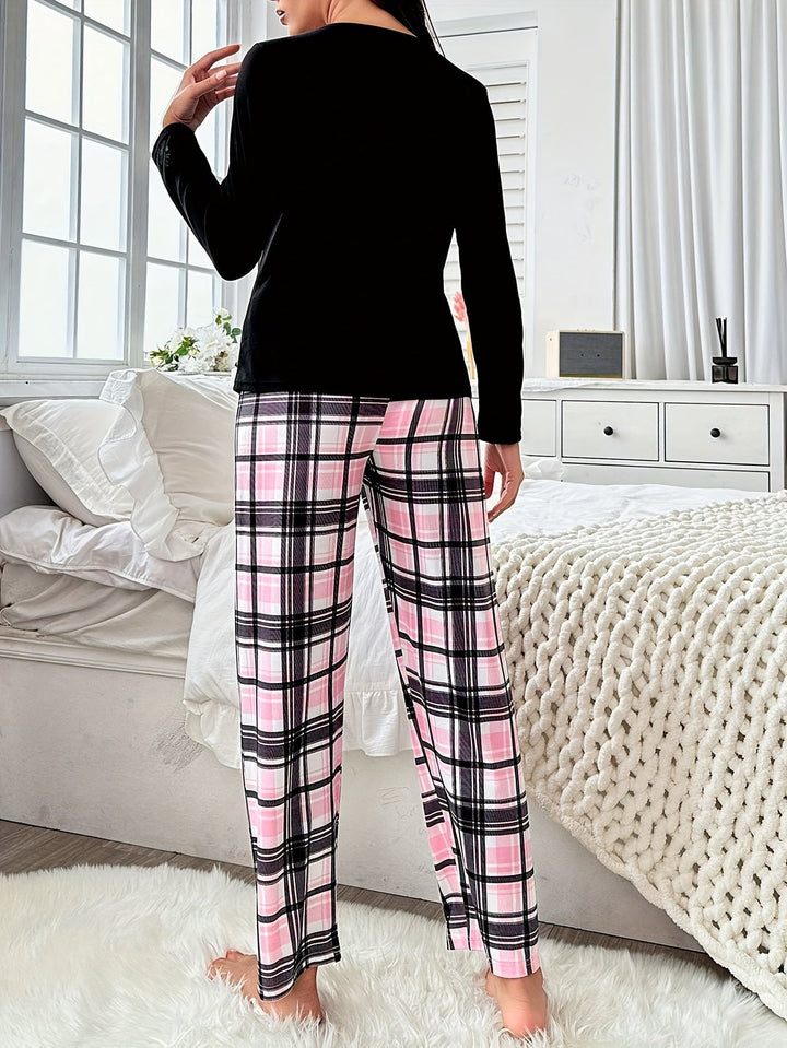 Levoire | Pyjama À Rayures Avec Manches Longues Et Pantalons Élastiques