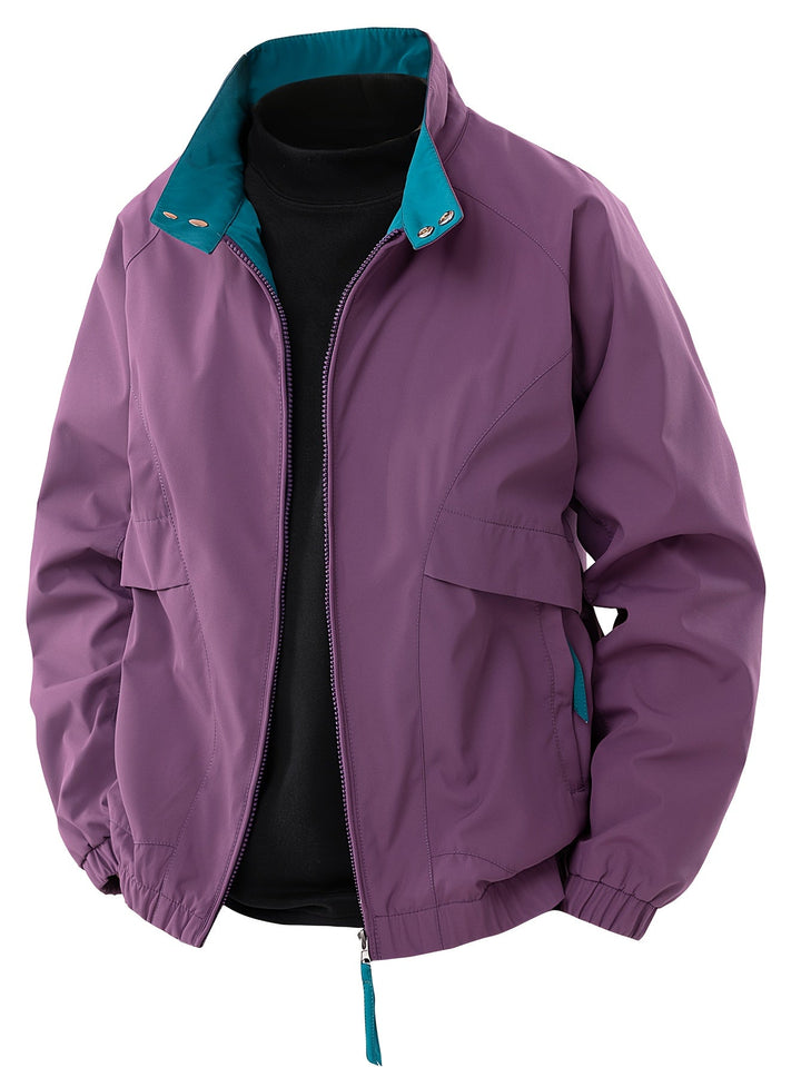 Levoire | Veste Coupe-Vent Légère Décontractée Violet