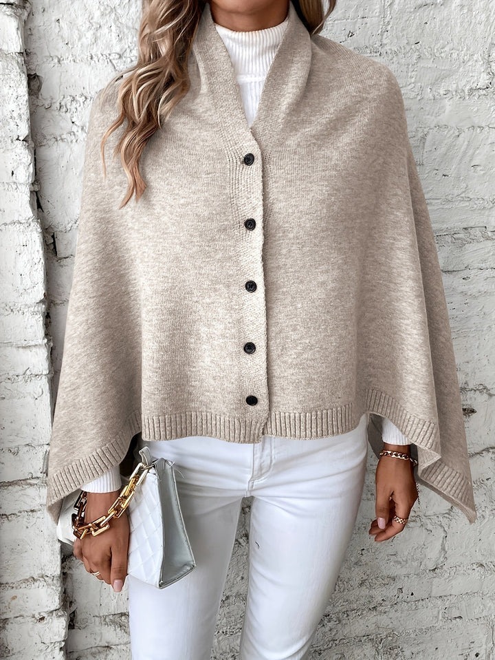 Levoire | Veste En Tricot Durable Avec Bouton À L'Avant