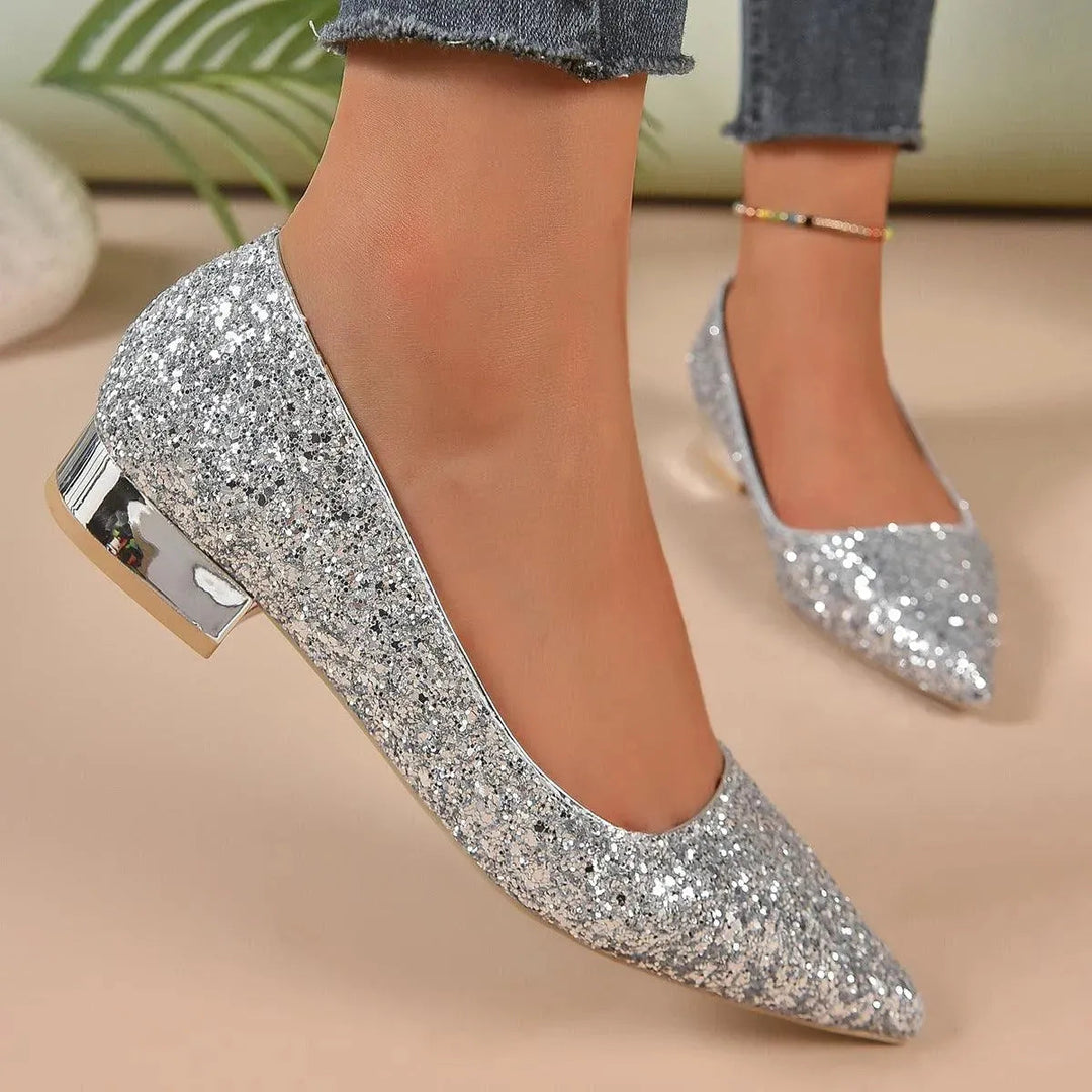 Levoire | Bas bas cristal perles