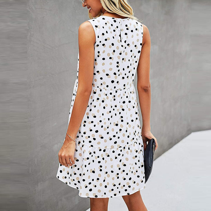 Levoire | Robe À Pois Ludique Sans Manches Et En A Femmes