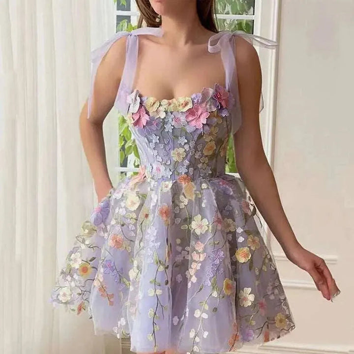 Levoire | Robe à fleurs 3D