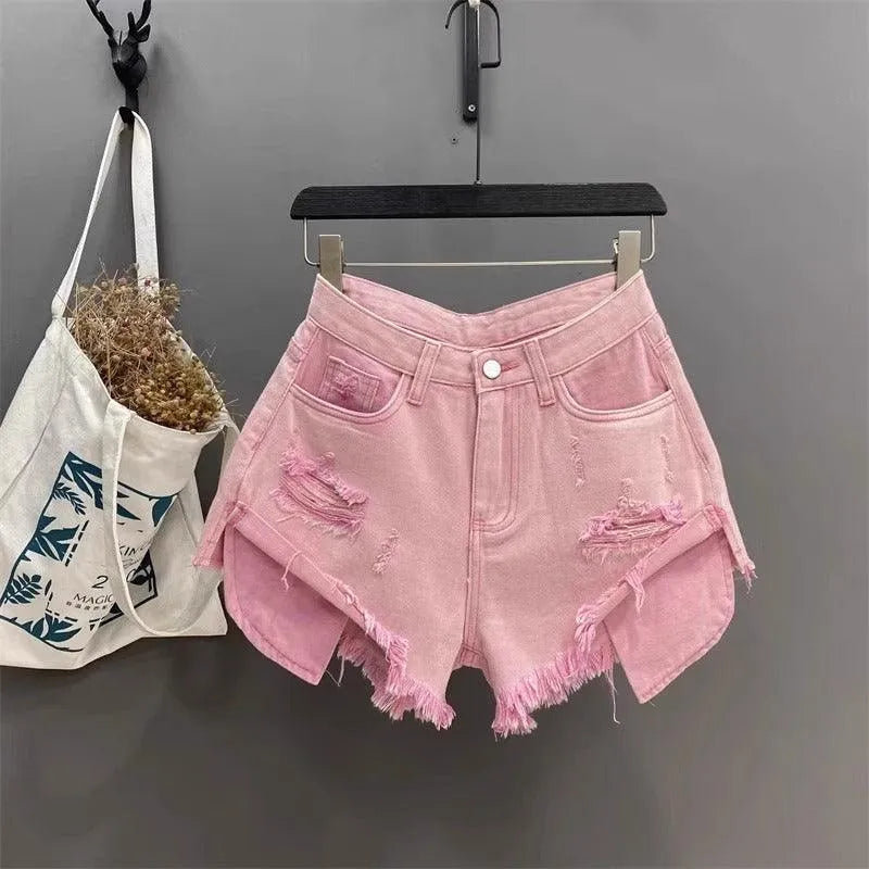 Levoire | Jeans avec couture brute effilochée et brossée Rosa