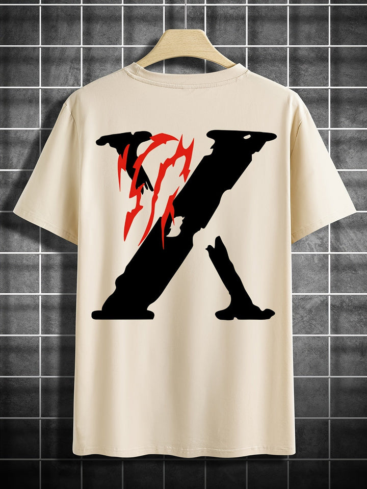 Levoire | Rennokas T-Shirt Pour Hommes Avec Impression Et Manches Courtes