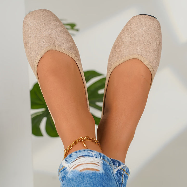 Levoire | Ballerines En Velours Élégantes Pour Femmes