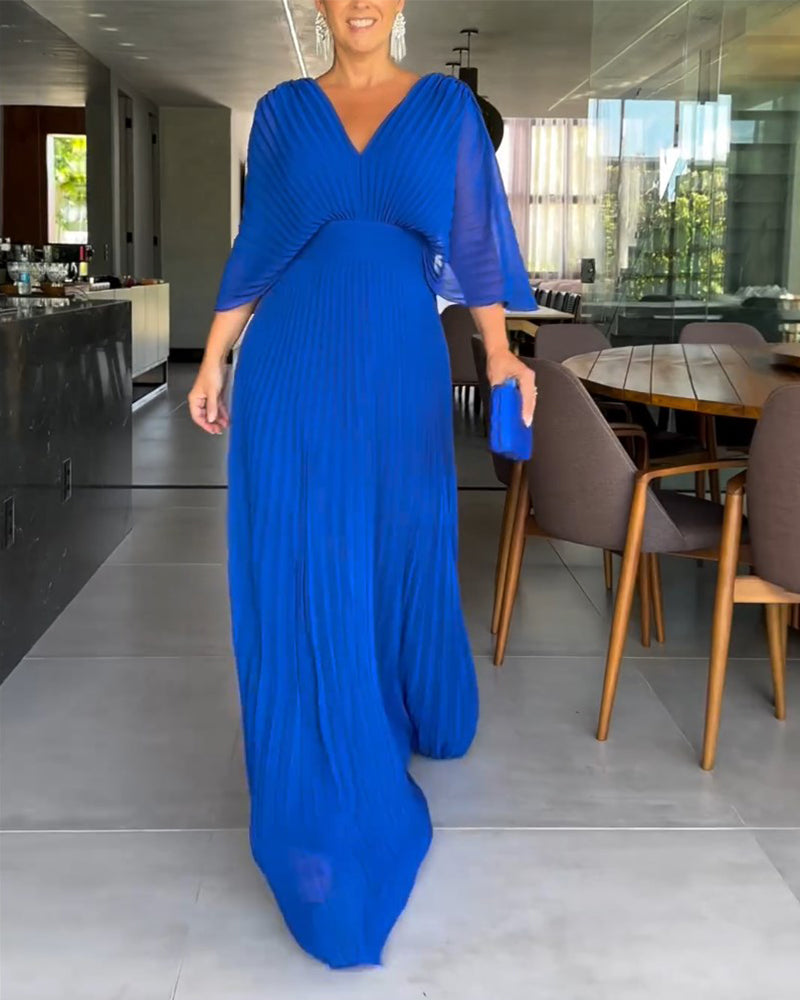 Levoire | Robe Avec Détails Plissés Et Une Taille Centrées