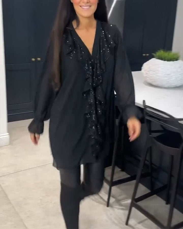 Levoire | Blouse Avec Volants Dans Une Coupe Élégante