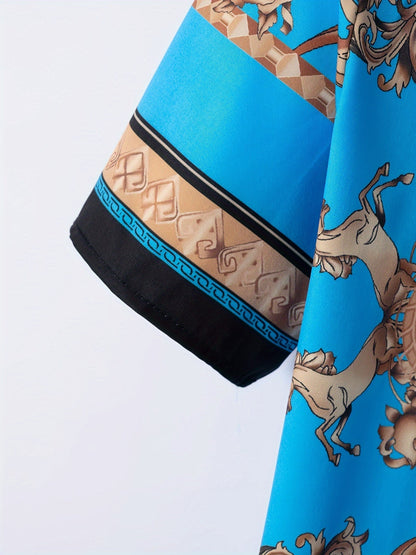 Levoire | 2 Pièces Costume Homme Avec Motif Floral Doré