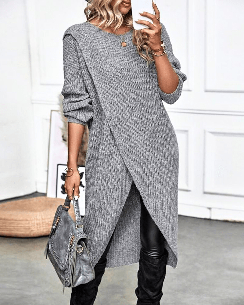 Levoire | Robe élégante pour femmes Intemporelle Élégante & Confort Gris