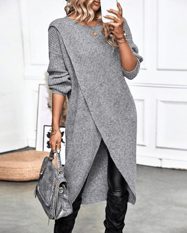 Levoire | Robe élégante pour femmes Intemporelle Élégante & Confort Gris