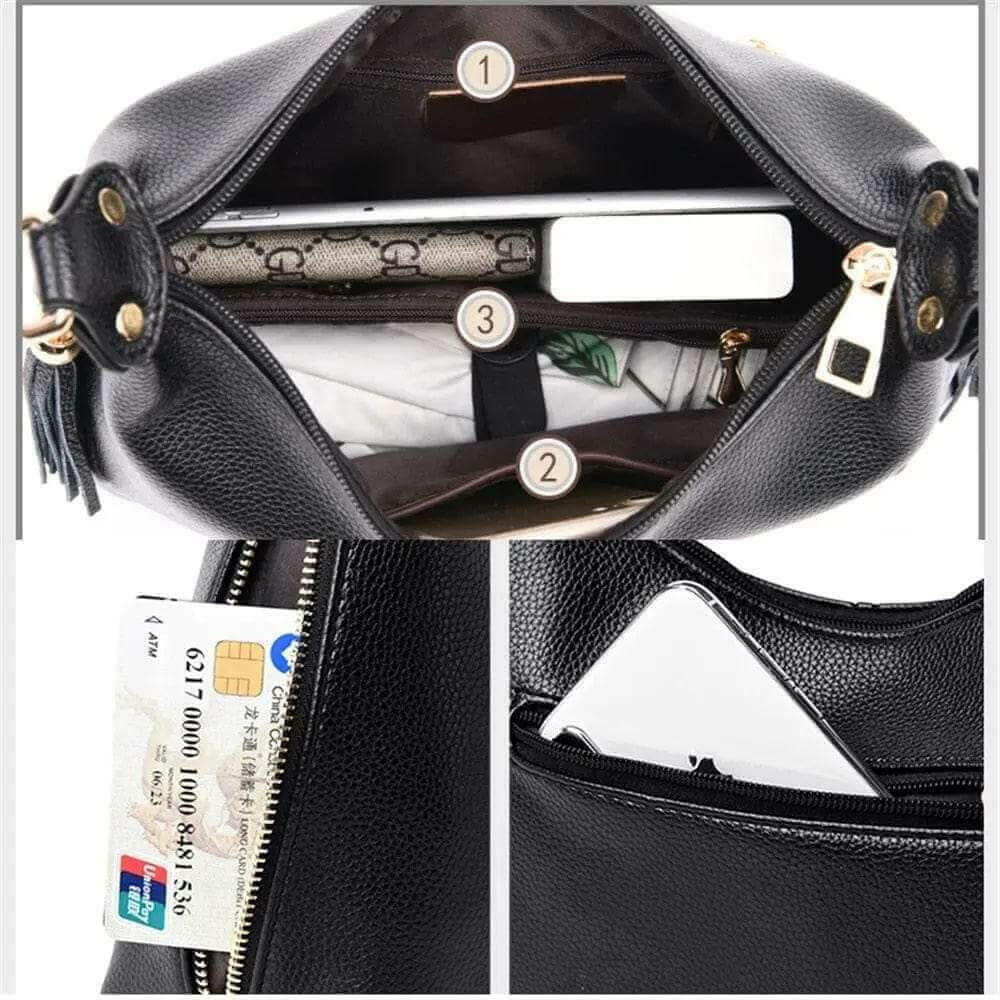 Levoire | Sac À Bandoulière En Cuir Véritable Vente Déstockage
