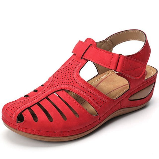 Levoire | Sandales Avec Semelle Douce Pour Le Confort Rouge