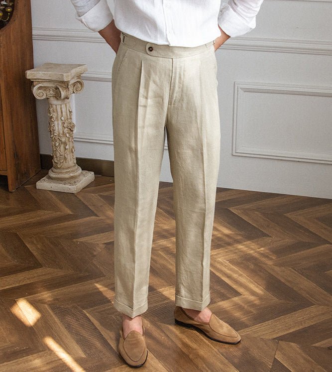 Levoire | Pantalon En Lin Léger Avec Taille Élastique