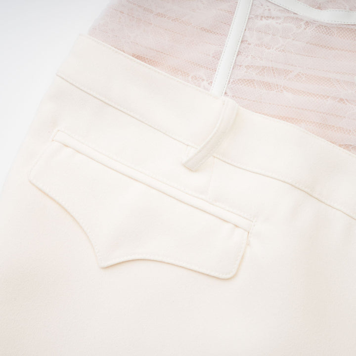 Levoire | Robe Mini Réseau Blanche