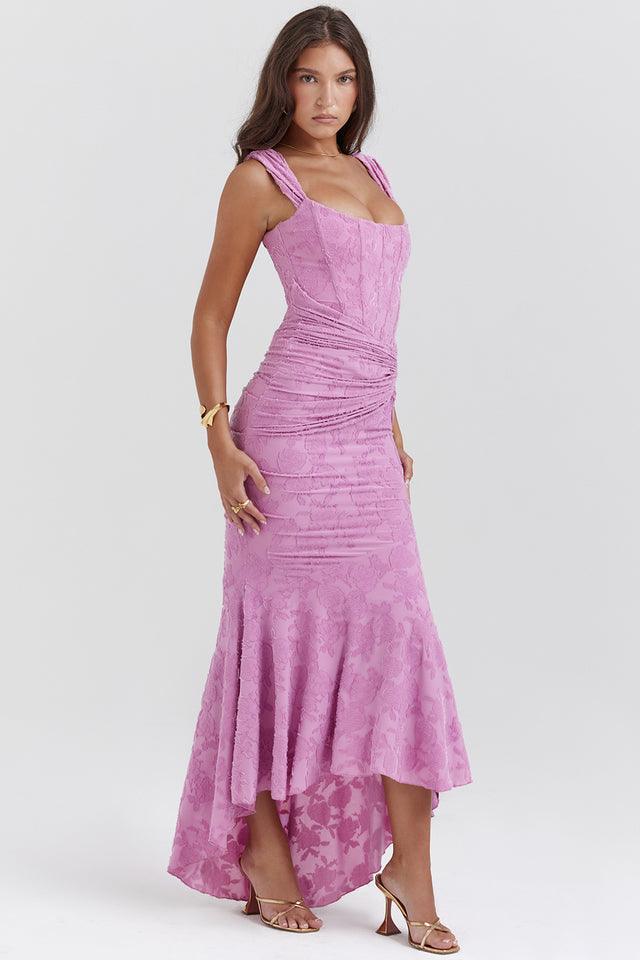 Levoire | Robe Midi Imprimée Légère & Élégante Pour Femmes