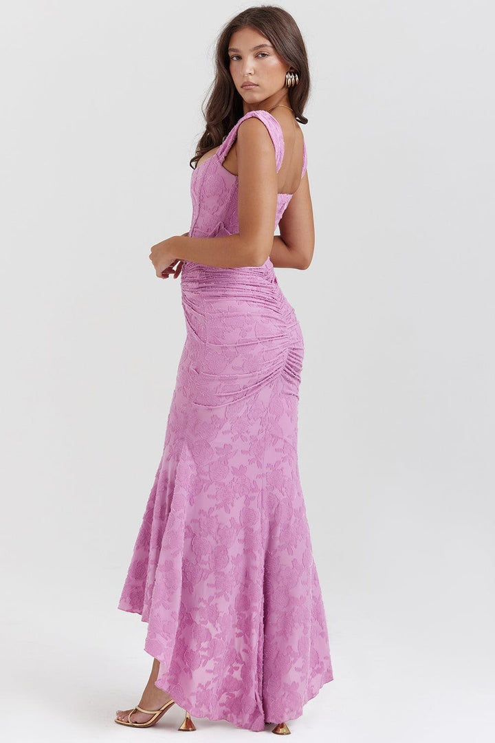 Levoire | Robe Midi Imprimée Légère & Élégante Pour Femmes
