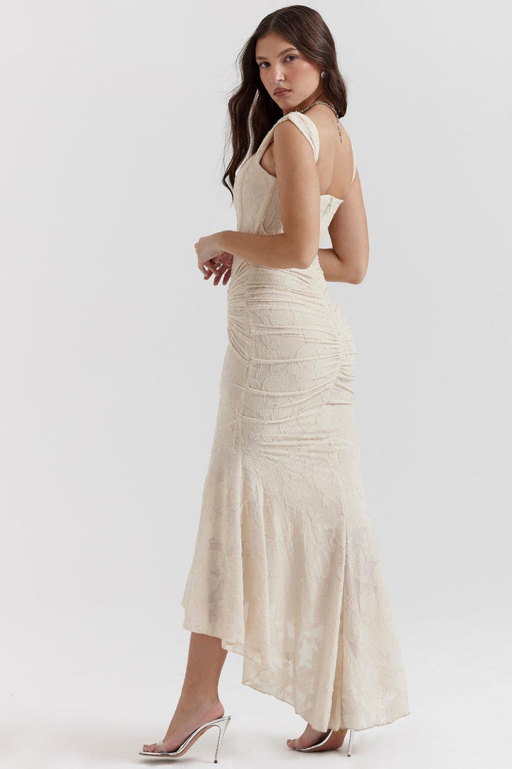 Levoire | Robe Midi Imprimée Légère & Élégante Pour Femmes