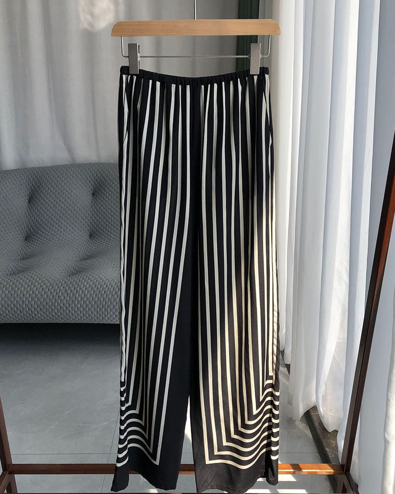 Levoire | Chemise Décontractée À Manches Raglan À Rayures Polyvalente