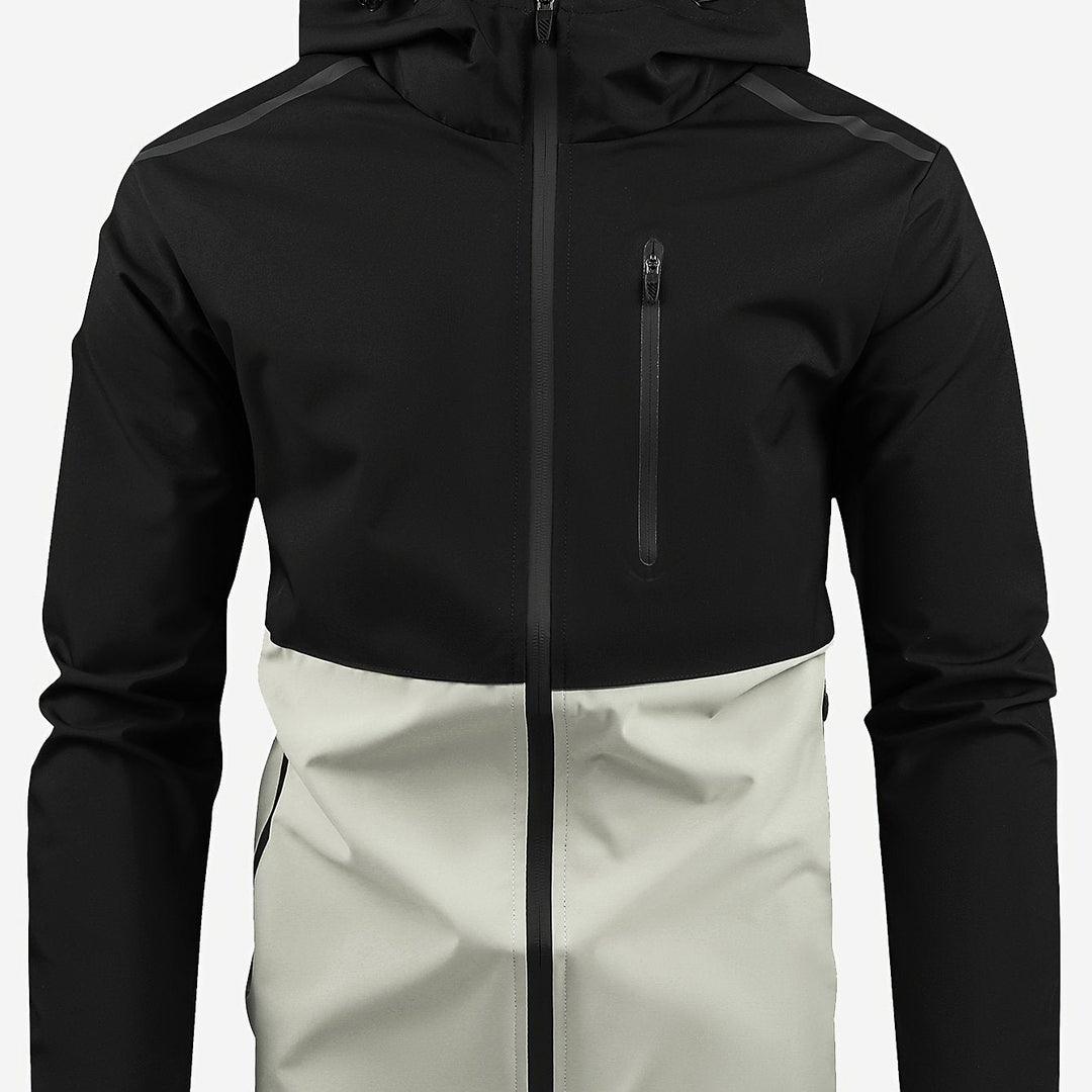 Levoire | Veste À Capuchon Légère Pour Hommes Noir