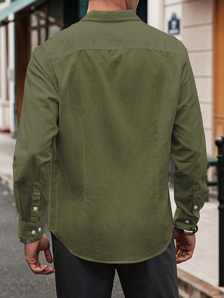 Levoire | Chemise Décontractée À Manches Longues Pour Styles Décontractés
