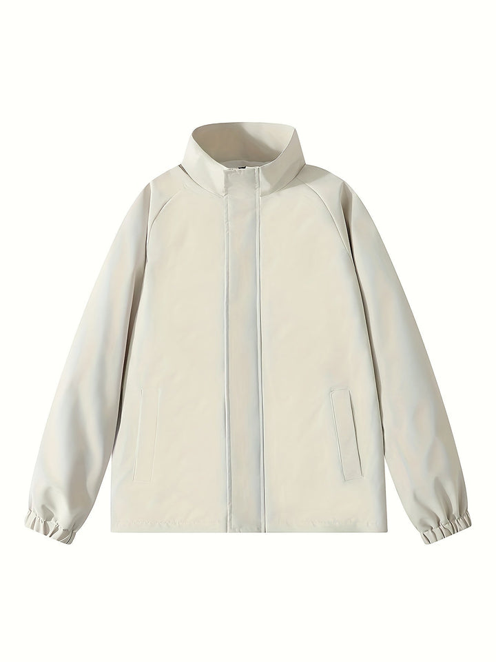 Levoire | Veste Homme Noire Avec Col Montant
