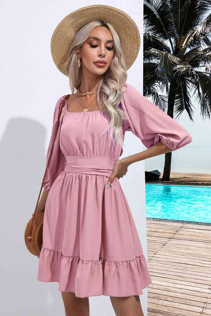Levoire | Robe à encolure carrée