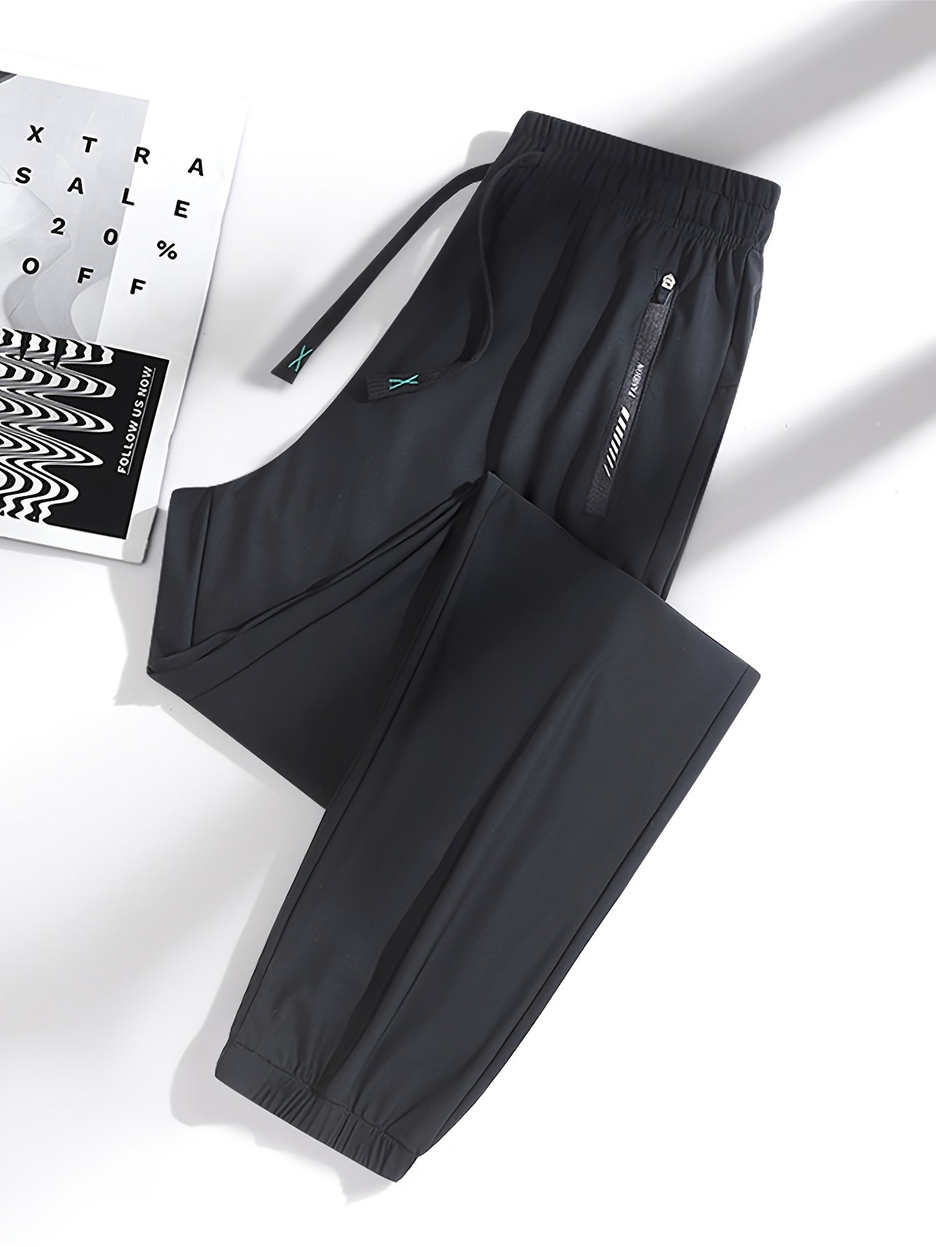 Levoire | Pantalons De Course D'Été Légers Et Respirants Noir